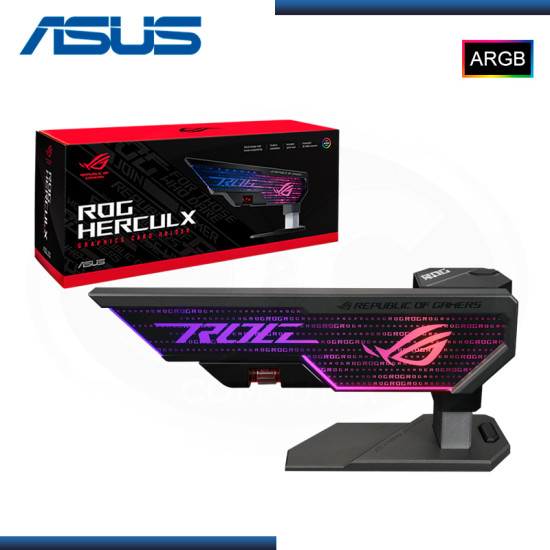 ASUS ROG HERCULX XH01 3D ARGB BLACK SOPORTE PARA TARJETA GRAFICA
