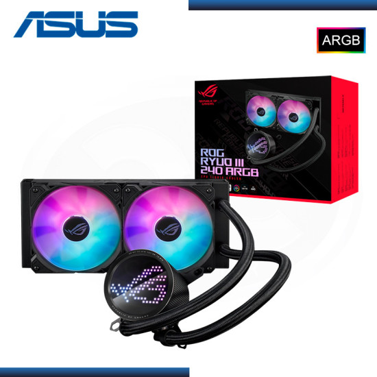 ASUS ROG RYUO III 240 BLACK ARGB REFRIGERACION LIQUIDO AMD/INTEL (PN:90RC00J1-M0AAY0)