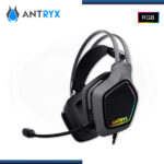 AUDIFONO ANTRYX ENIGMA SE GRAY RGB SURROUND 7.1 VIRTUAL CON MICROFONO (PN:AGH-7320GR7V) - Imagen 2