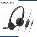 AUDIFONO CREATIVE HS-220 BLACK CANCELACIÓN DE RUIDO CON MICROFONO (PN:51EF1070AA001) - Imagen 2