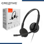 AUDIFONO CREATIVE HS-220 BLACK CANCELACIÓN DE RUIDO CON MICROFONO (PN:51EF1070AA001)