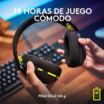AUDIFONO LOGITECH G G435 LIGHTSPEED WIRELESS BLACK CON MICROFONO (PN:981-001049) - Imagen 5