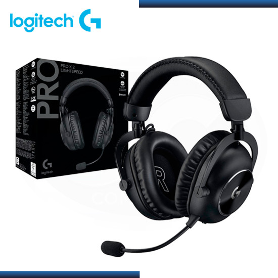 AUDIFONO LOGITECH G PRO X 2 BLACK LIGHTSPEED WIRELESS CON MICROFONO (PN:981-001262)