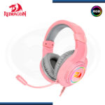 AUDIFONO REDRAGON HYLAS H260 PINK RGB CON MICROFONO - Imagen 2