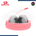 AUDIFONO REDRAGON HYLAS H260 PINK RGB CON MICROFONO - Imagen 5