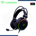 AUDIFONO T-DAGGER SONA RGB BLACK 7.1 VIRTUAL CON MICROFONO (PN:T-RGH304B) - Imagen 2