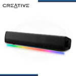 BARRA DE SONIDO CREATIVE SOUND BLASTER GS3 RGB BLACK (24W) CONECTIVIDAD 3.5MM/BLUETOOTH 5.4 (PN:51MF8465AA000) - Imagen 2