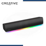 BARRA DE SONIDO CREATIVE SOUND BLASTER GS3 RGB BLACK (24W) CONECTIVIDAD 3.5MM/BLUETOOTH 5.4 (PN:51MF8465AA000) - Imagen 3
