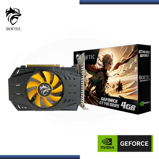 BOETEC GEFORCE GT740 4GB GDDR5 128BITS (PN:GT740-4DGD5)