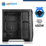 CASE ANTRYX E250 PLUS XTREME CON FUENTE 450W USB 3.0/USB 2.0 (PN:AC-XE250PKN-450CPR1) - Imagen 2
