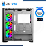 CASE ANTRYX FX-650 BLACK ARGB SIN FUENTE VIDRIO TEMPLADO USB 3.0 /USB 2.0 (PN:AC-FX650K) - Imagen 5