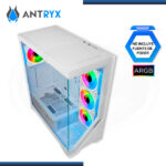 CASE ANTRYX FX-650 WHITE ARGB SIN FUENTE VIDRIO TEMPLADO USB 3.0/USB 2.0 - Imagen 2
