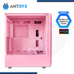 CASE ANTRYX RX 430 PINK ARGB SIN FUENTE VIDRIO TEMPLADO USB 3.0/USB 2.0 (PN:AC-RX430P-R1) - Imagen 4