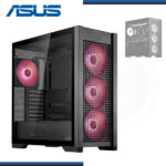 CASE ASUS TUF GAMING GT302 ARGB BLACK SIN FUENTE VIDRIO TEMPLADO USB 3.2 (PN:90DC00I0-B18000)