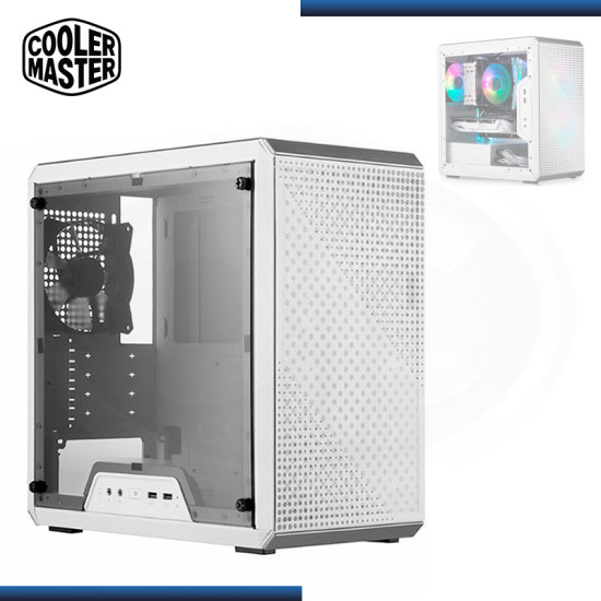 CASE COOLER MASTER MASTERBOX Q300L WHITE MINI TOWER SIN FUENTE USB 3.0 (PN:MCB-Q300L-WANN-S00)