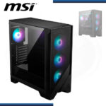 CASE MSI MAG FORGE 320R AIRFLOW BLACK ARGB SIN FUENTE VIDRIO TEMPLADO USB 3.2 - Imagen 2