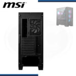 CASE MSI MAG FORGE 320R AIRFLOW BLACK ARGB SIN FUENTE VIDRIO TEMPLADO USB 3.2 - Imagen 3