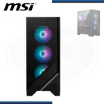CASE MSI MAG FORGE 320R AIRFLOW BLACK ARGB SIN FUENTE VIDRIO TEMPLADO USB 3.2 - Imagen 4