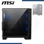 CASE MSI MAG FORGE 320R AIRFLOW BLACK ARGB SIN FUENTE VIDRIO TEMPLADO USB 3.2 - Imagen 5