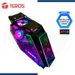 CASE TEROS TE1312G BLACK ARGB SIN FUENTE VIDRIO TEMPLADO USB 3.0/USB 2.0 - Imagen 2