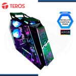 CASE TEROS TE1312G BLACK ARGB SIN FUENTE VIDRIO TEMPLADO USB 3.0/USB 2.0