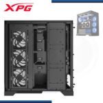 CASE XPG INVADER X BLACK SIN FUENTE VIDRIO TEMPLADO USB 3.2 (PN:INVADERXMT-BKCWW) - Imagen 4