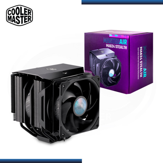 COOLER MASTER MASTERAIR MA624 STEALTH REFRIGERACION AIRE AMD/INTEL (PN:MAM-D6PS-314PK-R1)