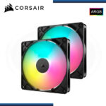 CORSAIR RS140 ARGB BLACK 140MM PACKx2 COOLER PARA CASE (PN:CO-9050183-WW) - Imagen 2