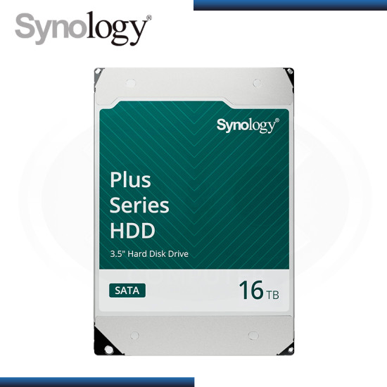 DISCO DURO 16TB SYNOLOGY PLUS NAS SATA3 6GB/s FORMATO 3.5″ (PN:HAT3310-16T)