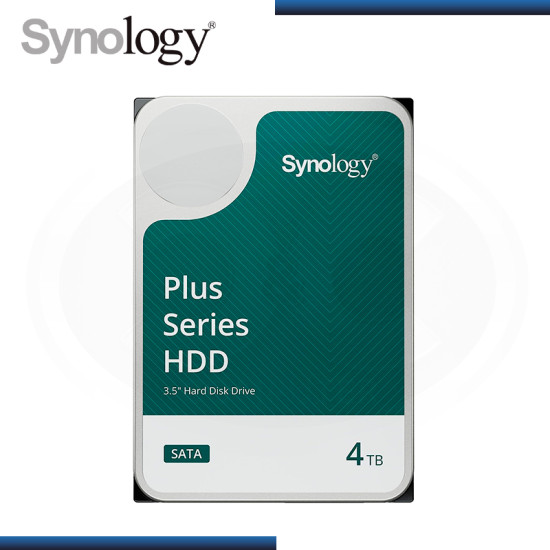 DISCO DURO 4TB SYNOLOGY PLUS NAS SATA3 6GB/s FORMATO 3.5″ (PN:HAT3300-4T)