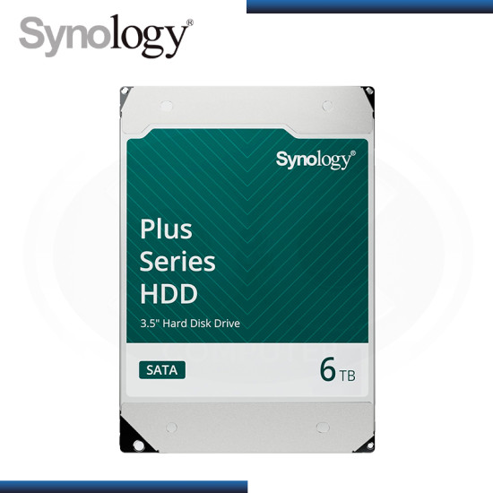 DISCO DURO 6TB SYNOLOGY PLUS NAS SATA3 6GB/s FORMATO 3.5″ (PN:HAT3310-6T)