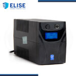 ELISE UPS INTERACTIVO FASE AUR 650VA/360W 4 TOMAS PUERTO INTELIGENTE USB-HID (PN:PSAUR650LCD-USB) - Imagen 2