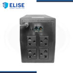 ELISE UPS INTERACTIVO FASE AUR 650VA/360W 4 TOMAS PUERTO INTELIGENTE USB-HID (PN:PSAUR650LCD-USB) - Imagen 3