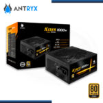 FUENTE ANTRYX KIRIN GOLD EVO II BLACK 1000W 80 PLUS GOLD MODULAR (PN:CSZ1000V5)