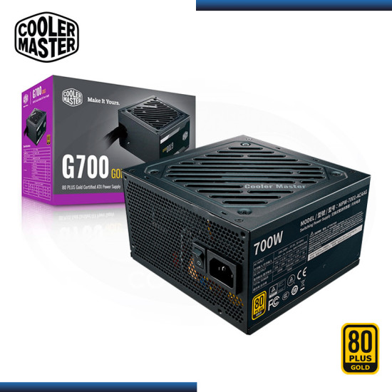 FUENTE COOLER MASTER G700 700W 80 PLUS GOLD (PN:MPW-7001-ACAAG-U2)