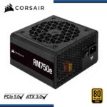 FUENTE CORSAIR RM750E 750W 80 PLUS GOLD FULL MODULAR BLACK (PN:CP-9020262-NA) - Imagen 4