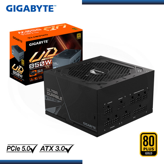 FUENTE GIGABYTE UD850GM 850W 80 PLUS GOLD FULL MODULAR (PN:GP-UD850GM PG5)