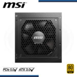 FUENTE MSI MAG A750GL PCIE5 750W 80 PLUS GOLD FULL MODULAR (PN:306-7ZP8A23-CE0) - Imagen 4