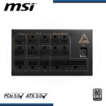 FUENTE MSI MEG Ai1300P 1300W 80 PLUS PLATINUM FULL MODULAR (PN:306-7ZP4A12-CE0) - Imagen 4