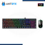KIT ANTRYX GC3100 RGB BLACK TECLADO MECANICO SWITCH BLUE + MOUSE (PN:AGC-3100KBL-SP) - Imagen 3