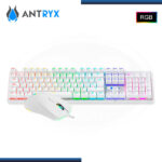 KIT ANTRXYX GC3100 RGB WHITE TECLADO MECANICO SWITCH RED + MOUSE (PN:AGC-3100WRE-SP) - Imagen 2