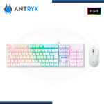 KIT ANTRXYX GC3100 RGB WHITE TECLADO MECANICO SWITCH RED + MOUSE (PN:AGC-3100WRE-SP) - Imagen 3