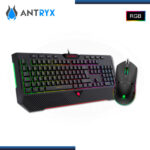 KIT ANTRYX GC-2500 CHROME STORM RGB TECLADO + MOUSE USB (PN:AGC-CS2510K-SP) - Imagen 2