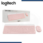 KIT LOGITECH MK470 SLIM ROSE WIRELESS TECLADO + MOUSE (PN:920-011312)