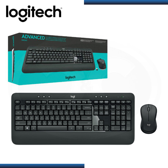 KIT LOGITECH MK540 BLACK WIRELESS TECLADO + MOUSE (PN:920-008673)