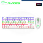 KIT T-DAGGER ADVANCE FORCE T-TGS005 WHITE TECLADO TGK313 SP + MOUSE TGM206 USB - Imagen 2