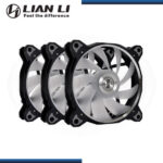LIAN LI BORA DIGITAL BLACK (PACKx3) 120MM ARGB + CONTROLADOR RGB COOLER PARA CASE (PN:BR-DIGITAL-3R-B) - Imagen 4