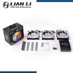 LIAN LI BORA DIGITAL SILVER (PACKx3) 120MM ARGB + CONTROLADOR RGB COOLER PARA CASE (PN:BR-DIGITAL-3R-S) - Imagen 5