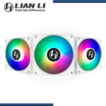 LIAN LI ST 120 WHITE ARGB (PACK x3) 120MM + CONTROLADOR COOLER PARA CASE (PN:ST120-3W) - Imagen 2