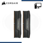 MEMORIA 32GB (16GBx2) DDR5 CORSAIR VENGEANCE BLACK BUS 6000MHz (PN:CMK32GX5M2B6000C38) - Imagen 2